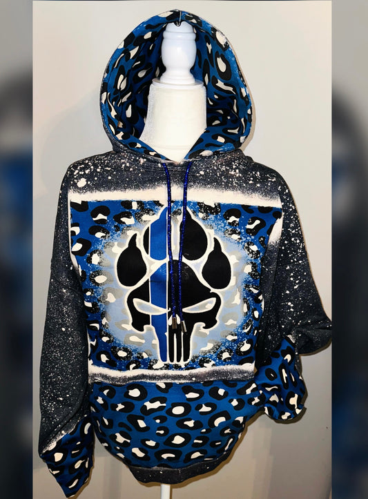 K-9 Hoodie with Blue Blingstring