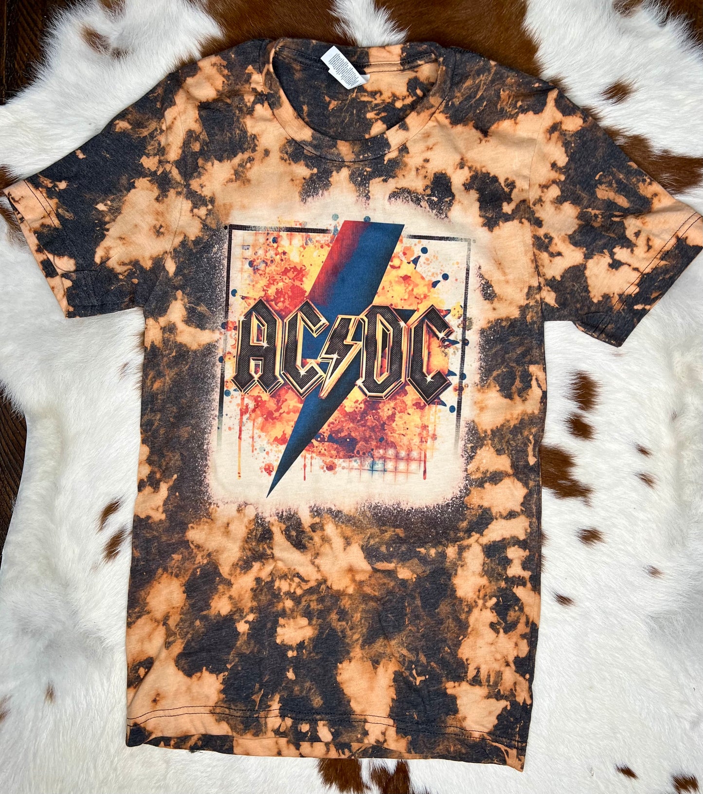 Tie-dye band tee