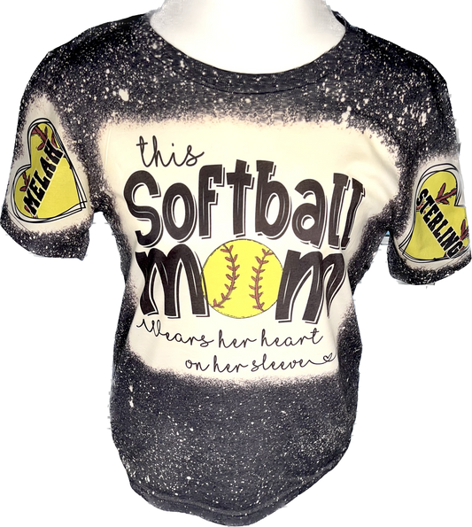 This softball mom wears her heart on her sleeve