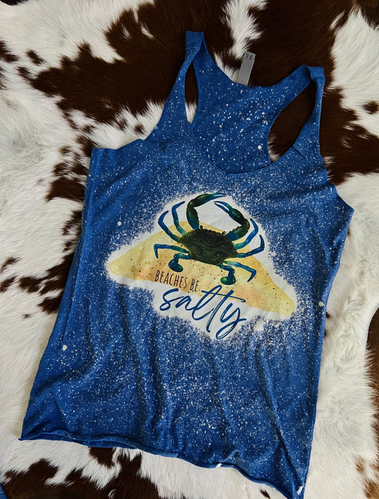 Beaches be salty Tank